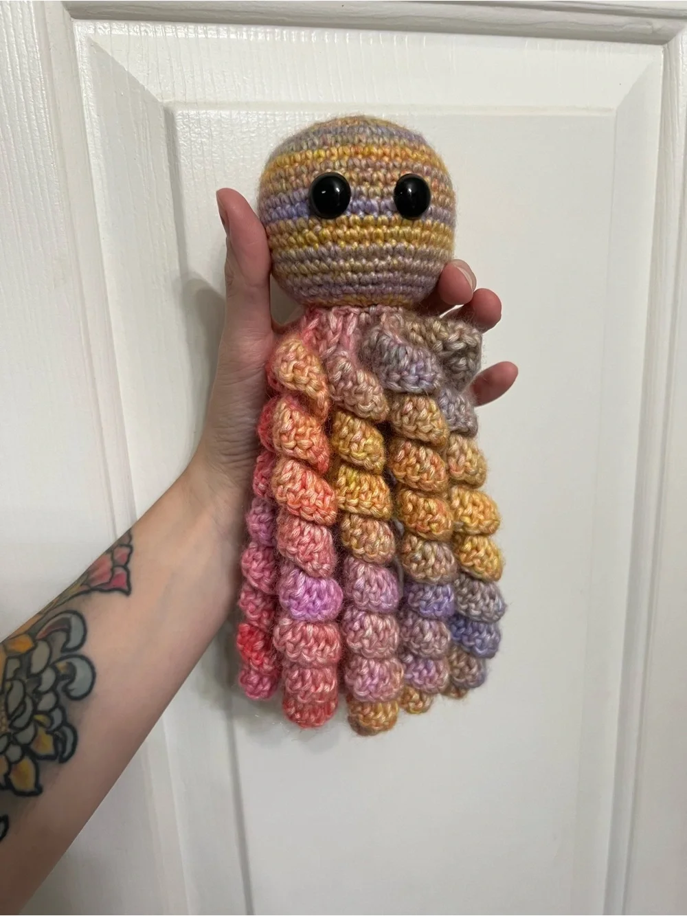 Colorful Crocheted Octopus 🐙